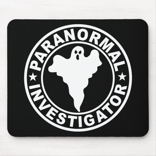 Paranormal Forscher-Logo-Geist-Jagd Mousepad (Vorne)