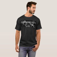Paranormal Forscher-T-Shirt Männer schwarz