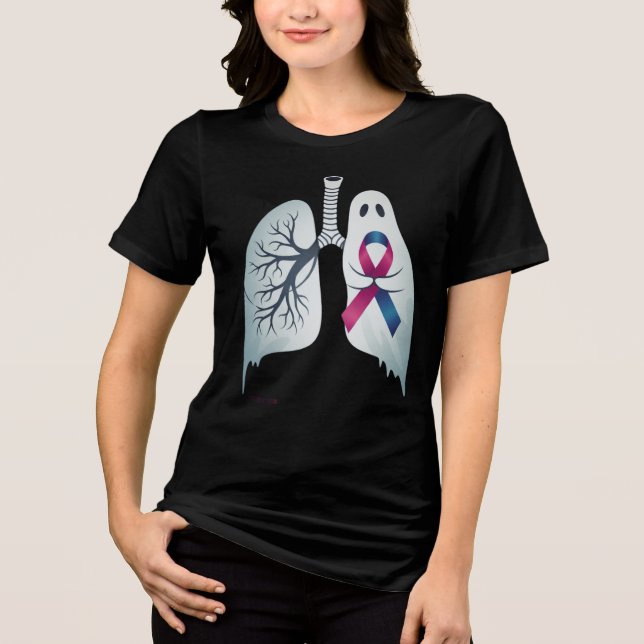 Paranormal Happy Lungs Projekt Fundraising-Shirt Tri-Blend Shirt (Vorderseite)