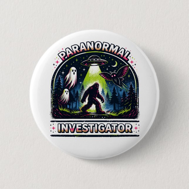 Paranormal Investigator Button (Vorderseite)