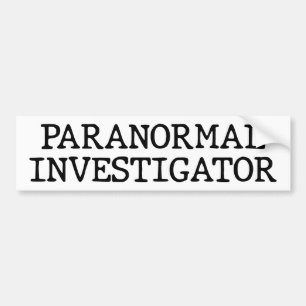 Paranormal Investigator Geisterjagd EVP Autoaufkleber