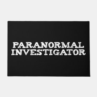Paranormal Investigator Geisterjagd Fußmatte
