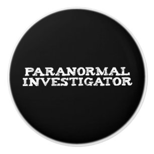 Paranormal Investigator Geisterjagd Keramikknauf