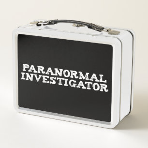 Paranormal Investigator Geisterjagd Metall Brotdose