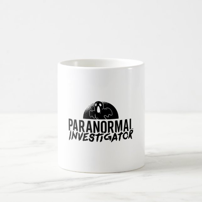 Paranormal Investigator Ghost Hunter Ghost Jäger Kaffeetasse (Mittel)