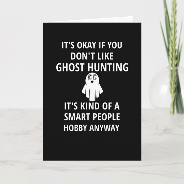 Paranormal Investigator Ghost Hunter Ghost Jäger Karte (Vorderseite)