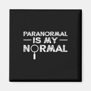 Paranormal Investigator Ghost Junting Funny Gift Magnet