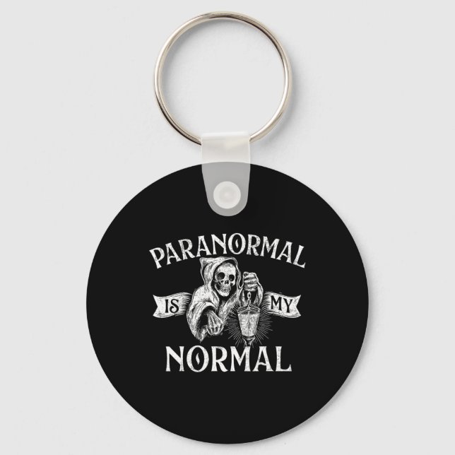 Paranormal ist mein normaler - Phantom Ghost Jagdh Schlüsselanhänger (Vorderseite)