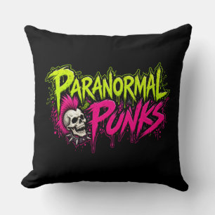 Paranormal Punks Wurfkissen - Schwarz Kissen