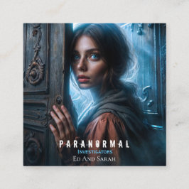 Paranormale Ermittlerin Die ängstliche Quadratische Visitenkarte