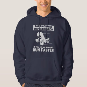 Paranormale Geisterjagdsucher laufen schneller Hoodie