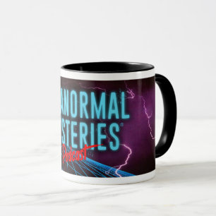 Paranormale Mysterien Synthwave-Tasse Tasse