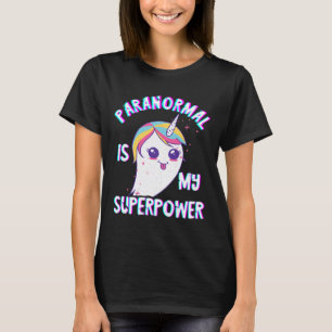 Paranormale Superkraft Geister Einhorn Geistjagd T-Shirt