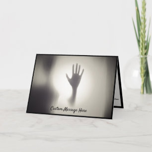 Paranormale unheimliche Schatten-Geisterhand Karte