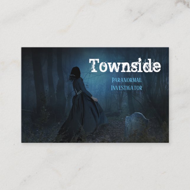 Paranormale Visitenkarte des Ermittlers (Vorderseite)