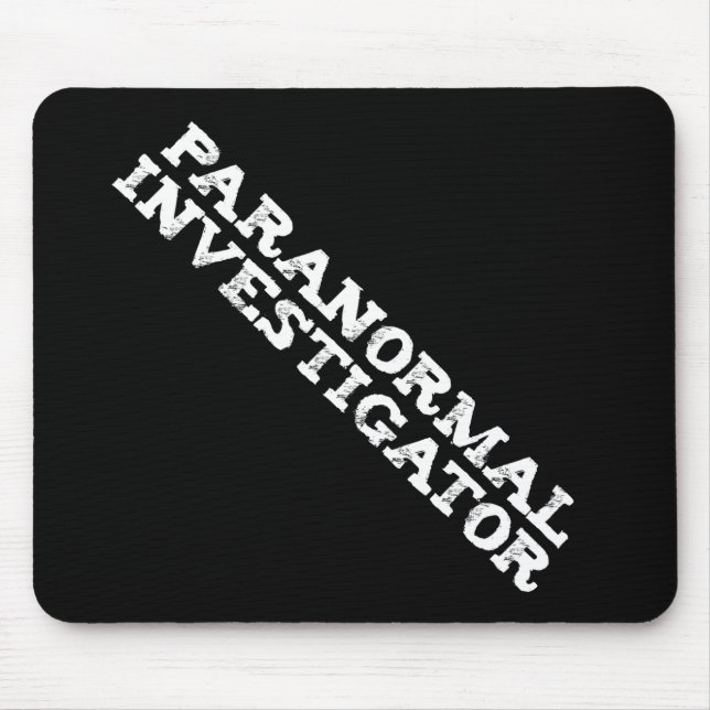 Paranormaler Ermittler Geistjagd Mousepad (Vorne)