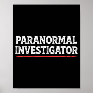 Paranormaler Ermittler Geistjäger Jäger Lustig Poster