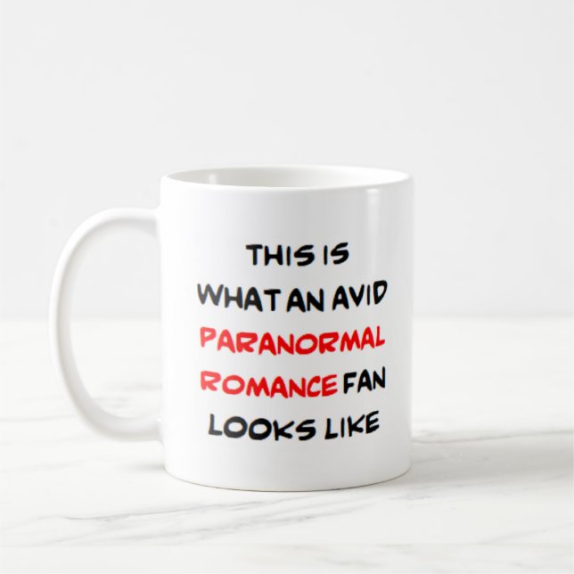 Paranormaler Liebhaber der Romantik, begeistert Kaffeetasse (Links)