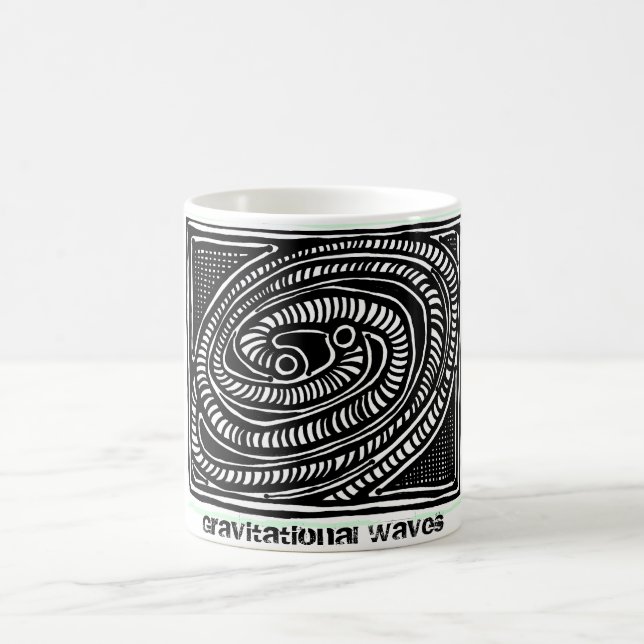 ParanormalPrints Tassen-Gravitationswellen Kaffeetasse (Mittel)