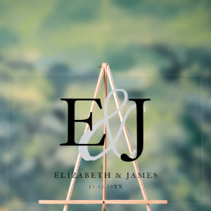 Paraphe de couple Monogramme Initiales Élégant sig