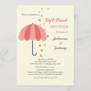 Parapluie de douche Invitation