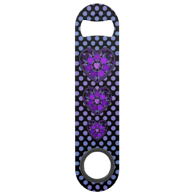 Parapluie violet & coeurs .7 (Dos)
