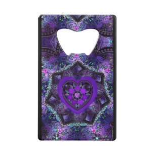 Parapluie violet & coeurs .7