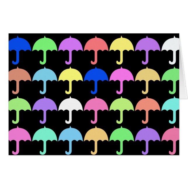 Parapluies colorés (Devant horizontal)