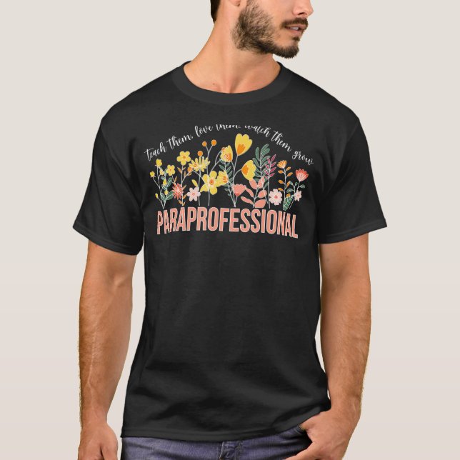 Paraprofessional Blume Parapro T-Shirt (Vorderseite)