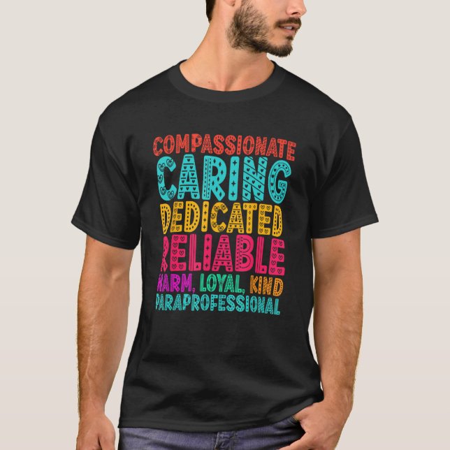 Paraprofessional Educator Paraeducator T-Shirt (Vorderseite)