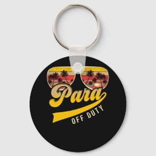 Paraprofessional Para Off Duty Sonnenbrillen Stran Schlüsselanhänger