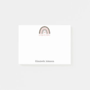 Paraprofessional Para Pro Regenbogen Geschenk Post-it Klebezettel