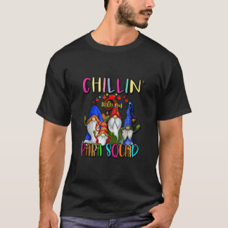 Paraprofessioneller Para Squad Chillin Gnome Weihn T-Shirt