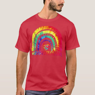 Paraprofessioneller Para Squad Tie Dye Regenbogen T-Shirt