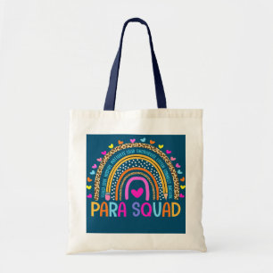 Paraprofessionelles Leben Regenbogen Para Squad Le Tragetasche