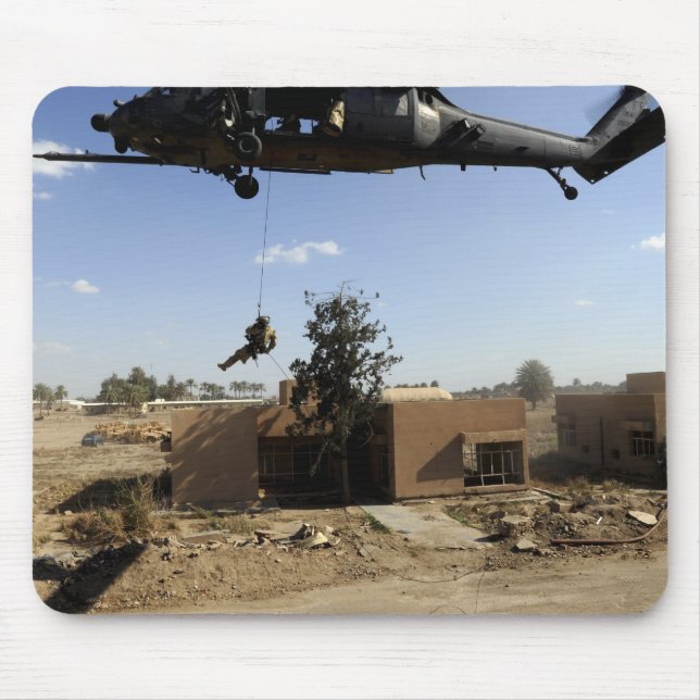Parareskueman-Rappel aus einem HH-60 2 Mousepad (Vorne)