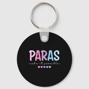 Paras machen es möglich Heart Para Paraprofessiona Schlüsselanhänger