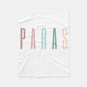 Paras Make It Possible Paraprofessional-Lehrer-App Fleecedecke
