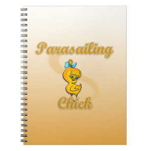 Parasailing Chick Notizblock