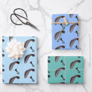Parasailing Design Wrapping Paper Sheets Geschenkpapier Set