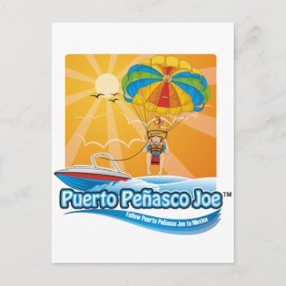 Parasailing in Mexiko Postkarte