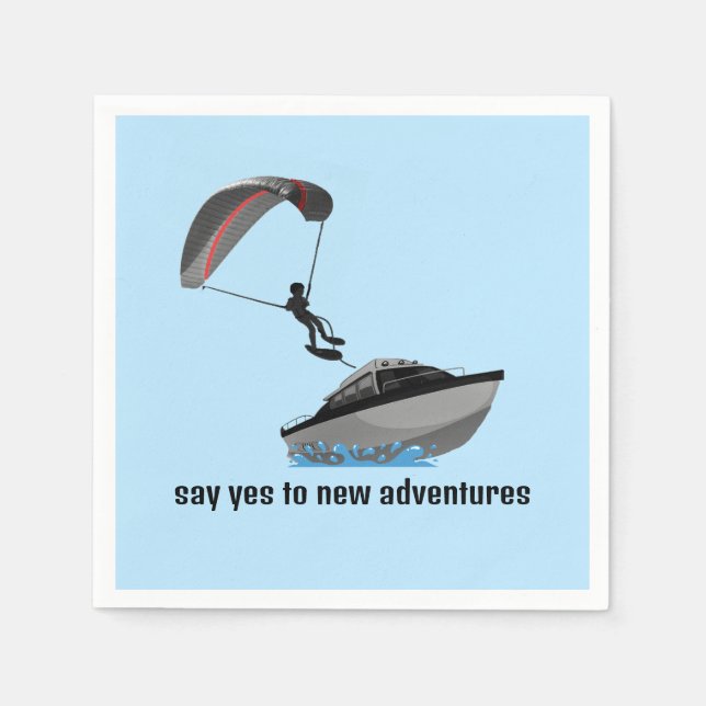 Parasailing Serviette (Vorderseite)