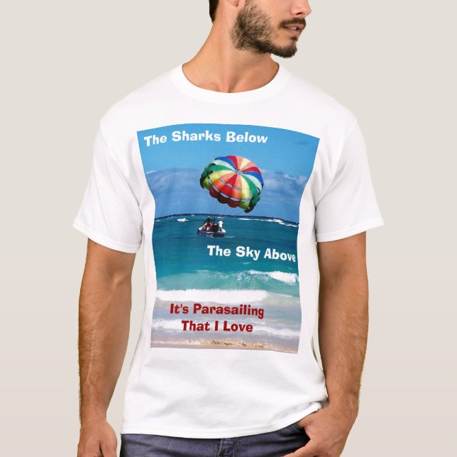 Parasailings-Liebe T-Shirt (Vorderseite)