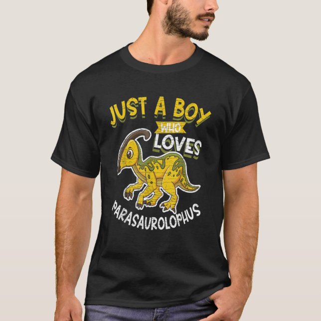 Parasaurolophus Dino T-Shirt (Vorderseite)