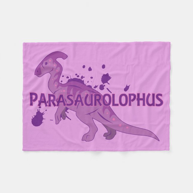 Parasaurolophus Fleecedecke (Vorderseite (Horizontal))