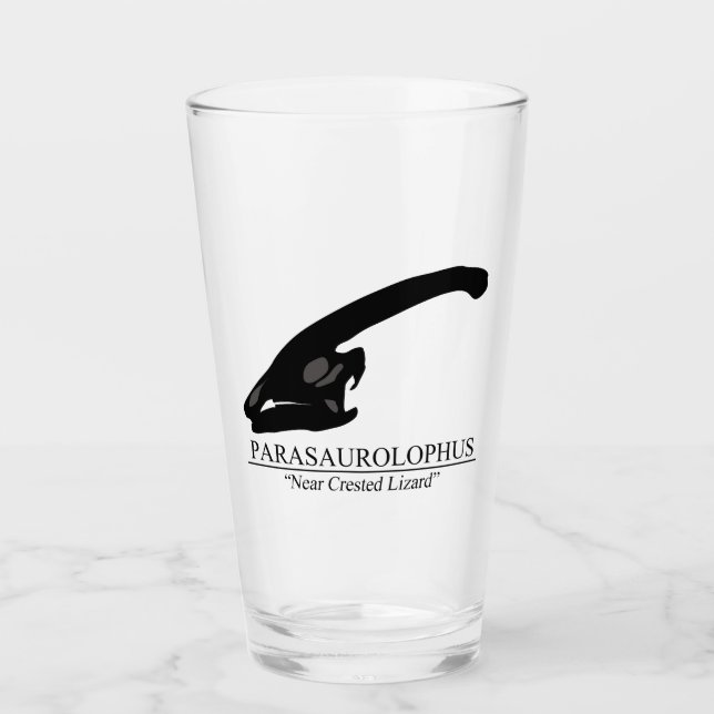 Parasaurolophus Glas (Vorderseite)