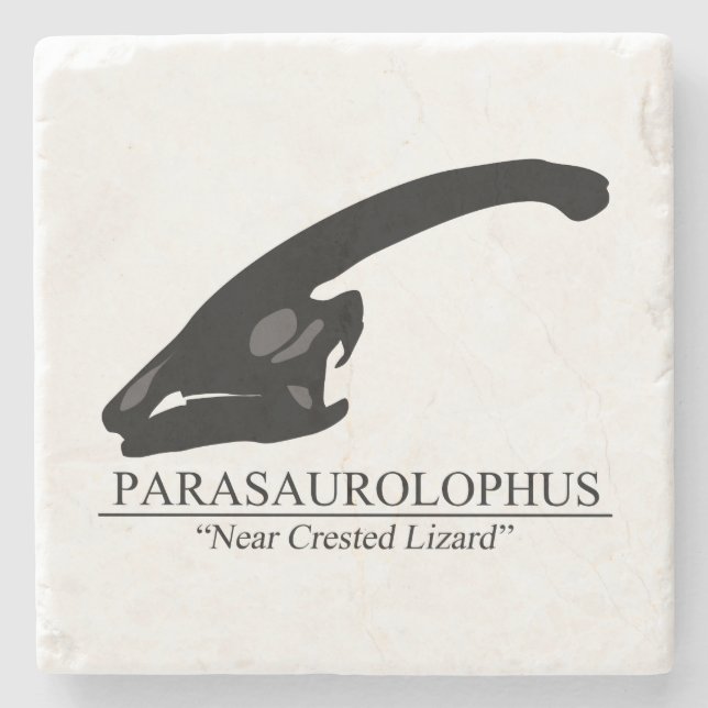 Parasaurolophus Steinuntersetzer (Vorderseite)