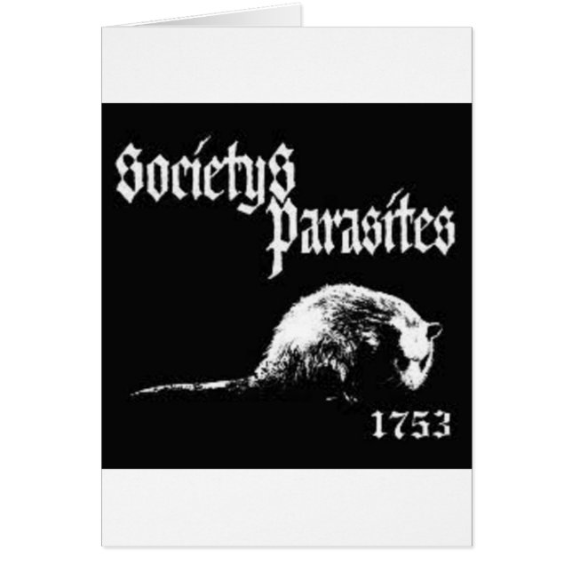 Parasiten-Shirt der Gesellschaft (Vorne)