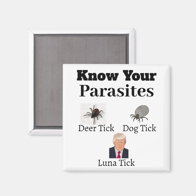 Parasites Magnet (Vorderseite/Rückseite)