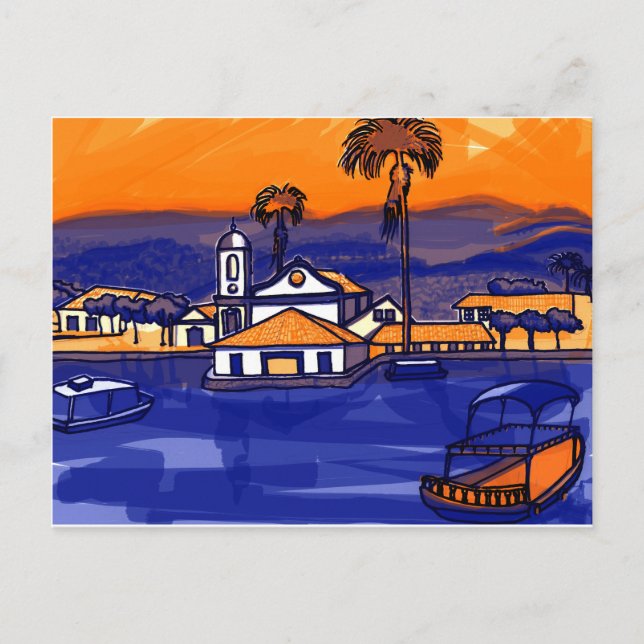 Paraty - Rio de Janeiro - Brasilien Postkarte (Vorderseite)